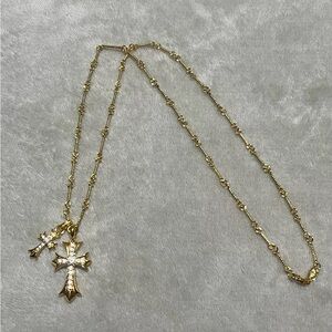 Gold Cross Necklace